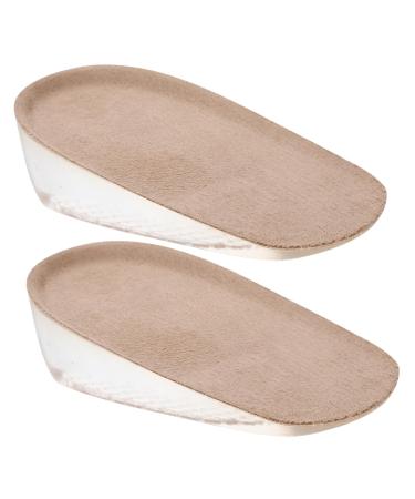 NOLITOY Forefoot Cushion Mens Insoles for Sneakers Gel Shoe Heel Lift Inserts Shoe Insoles Invisibility Foot Cushions Leather Insole Shoe Inserts Leather Inserts Mules Miss High Heels As Shown L 3CM