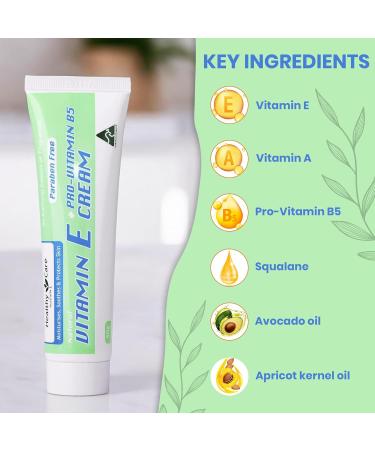 Healthy Care Vitamin E + Pro Vitamin B5 Cream 50g - Buy Online on GoSupps.com