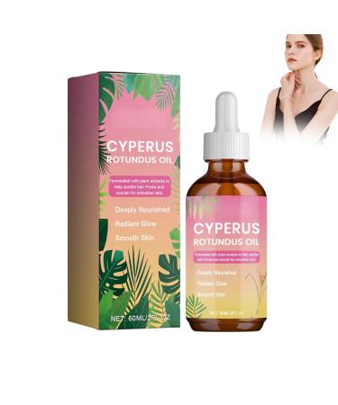 Cyperus Rotundus Oil for Hair Growth Reduction | Hair Removal Oil for Reducing Unwanted Body Hair Moisturizing & Soothing All Skin Types 60ml