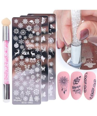 Double Sided Head Stamp Nail Art Pen Tool - Polishing Painting Drawing - Perfect Gift for Women & Girls | International Shipping Available - Buy Online on GoSupps.com
