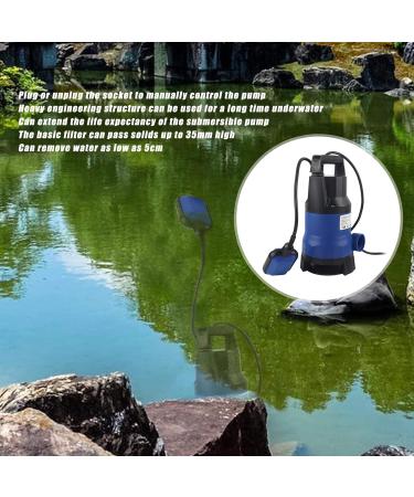 Portable Plastic Diving Pump 750W Energy-Saving Hydraulic Equipment for Pool Tub & Garden Pond - EU Standard 220V - Buy Online on GoSupps.com
