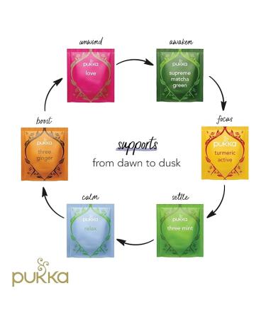 Pukka Tea Organic Herbal Tea Sampler for Everyday Wellness Best for Birthdays  Anniversaries & Holidays 90 Tea Bags 6 Flavors - Buy Online on GoSupps.com