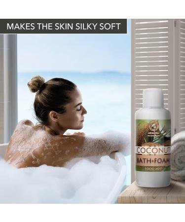 Buy Coconut Bathing Foam 1000ml | Relaxing Aromatherapy Spa Experience | Body Care & Wellness - Buy Online on GoSupps.com