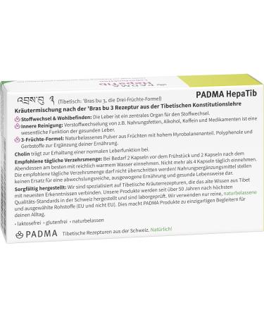 Padma Hepatib 60 Caps - Boost Metabolism & Liver Health | 3-Fruit Formula with Choline | Padma Acitib Bundle 29g - Buy Online on GoSupps.com