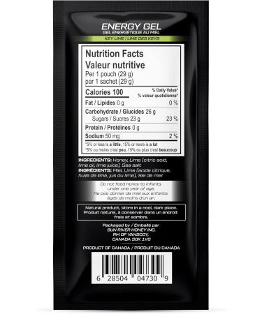 Sun River Honey Flavoured Infusions (Key Lime Energy Gel 29 g (Pack of 24)) Key Lime 29 g (Pack of 1) - Buy Online on GoSupps.com
