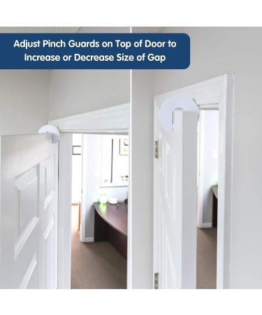 Wittle Door Pinch Guard - 4pk | Baby Proofing Doors with Soft Foam Stopper | Prevent Finger Injuries & Locking Accidents | Child & Pet Safety - Buy Online on GoSupps.com