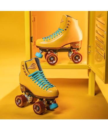 Riedell Crew Outdoor Quad Roller Skate - Turmeric, Size 8 - Buy Online on GoSupps.com