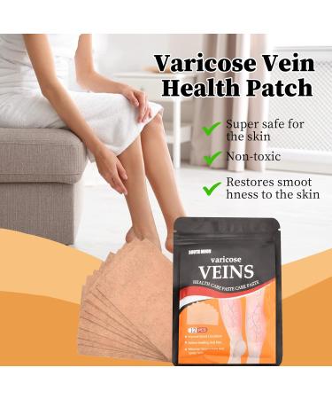 Varicose Veins Treatment for Legs 12PCS Varicose Veins Patch Spider Veins Removal for Legs Treatment Patch Relief Leg Pain Strengthen Capillary Health & Improve Blood Circulation - Buy Online on GoSupps.com