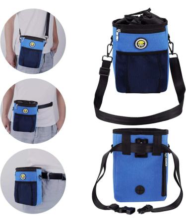 FTTouuy Waterproof Dog Food Bag for Training | Azure Blue XL | Perfect for Dog Treats & Agility Training - Buy Online on GoSupps.com