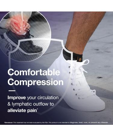 Armor Elastic Compression Ankle Brace - Adjustable Warming & Micro-Massage - Ideal for Men & Women | International Shipping Available - Buy Online on GoSupps.com