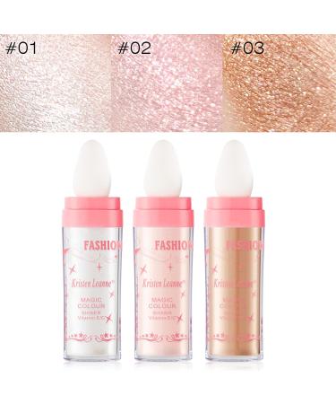 Polvo De Hadas Highlighter Stick - Body & Face Glitter Powder, High Gloss Fairy Sparkle for Girls - White Moonbeam Shade - Perfect Christmas Gift - Buy Online on GoSupps.com
