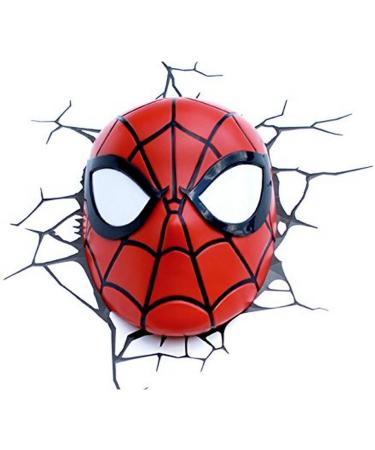 Philips Lighting 3D Spider Man Mask Light - Kids Night Lamp for Marvel Fans | International Shipping Available - Buy Online on GoSupps.com