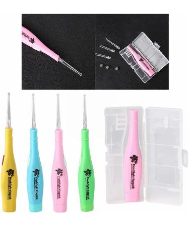 VEFSU Ear Wax Removal Tool with LED Light and Storage Case - Ear Wax Scoop, Spoon, Tweezers, Swim Ear Drops for Adults - Buy Online on GoSupps.com