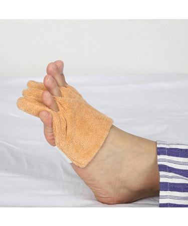 Perfeclan Toe Sleeve Protection - Durable Foot Cushions & Dividers for Geriatric Care | Comfortable Overlapping Toe Stretcher - Yellow - Buy Online on GoSupps.com