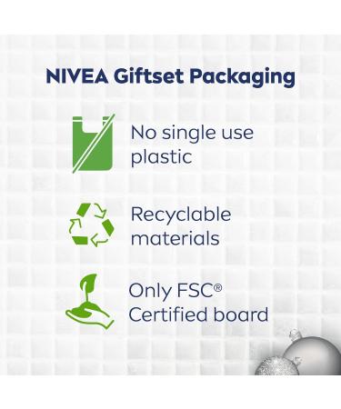 NIVEA Feel Pampered Skincare Routine Holiday Gift Set for All Skin Types Includes Moisturizing Cream Body Wash Deodorant and Hand Cream 4-Piece Skin Care Set - Buy Online on GoSupps.com