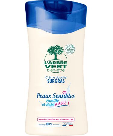 L'Arbre Vert L'Arbre Vert Wellness Shower Cream for Sensitive Skin Family and Baby Too! - pH Neutral and Hypoallergenic - 95% Natural Ingredients - 250ml