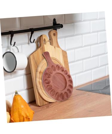 FELTECHELECTR Deviled Egg Tray Wooden Tray Mustard Deviled Eggs Container Kitchen Dish Kitchen Utensils Solid Wood - Buy Online on GoSupps.com