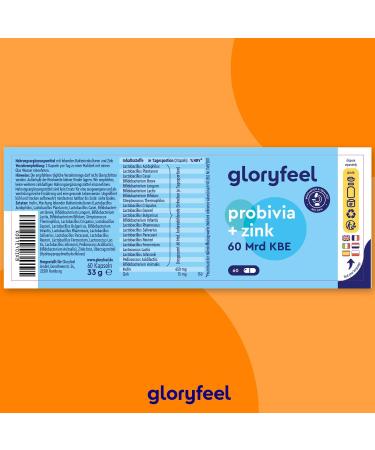 Probivia + Zinc: 21 Strain Probiotic Complex with Inulin Vegan & Additive-Free - 500 Billion KBE/g for Immune Support - Buy Online on GoSupps.com