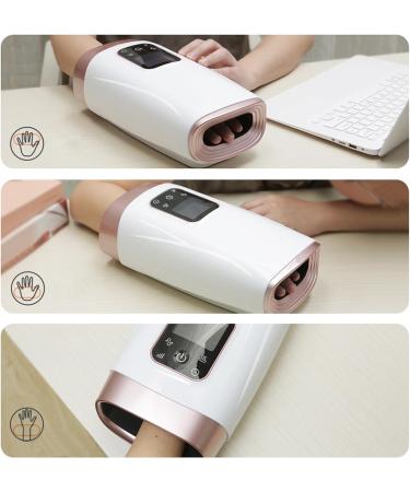 Handheld Massager with Hot Compression 8 Modes & LCD Display | Ideal Gift in Rose Gold Shop Internationally! - Buy Online on GoSupps.com