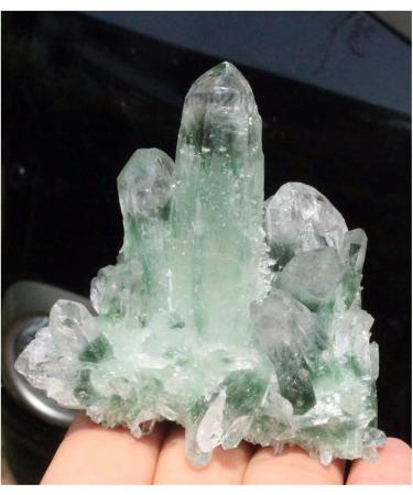 New Find Natural Beautiful Green Tibetan Quartz Crystal Cluster Specimen ERTEYIN - Buy Online on GoSupps.com