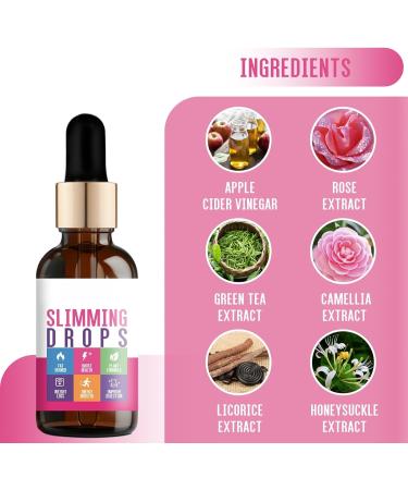 rabuu Body Sculpting Drops Fat Burning & Skin Firming Supplement Boost Energy & Muscle Relaxation Easy to Use Liquid Formula - Buy Online on GoSupps.com