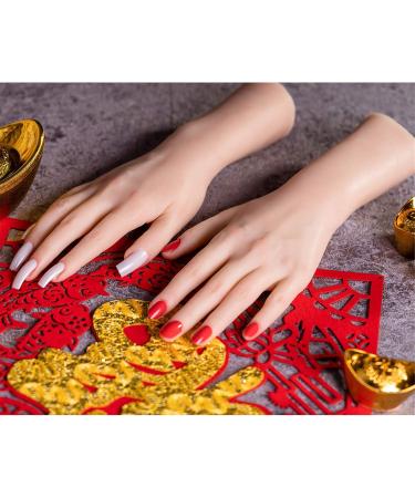 Buy Realistic Silicone Fake Hands for Nail Art | Flexible 3D Touch & Natural Texture - International Shipping Available - Buy Online on GoSupps.com