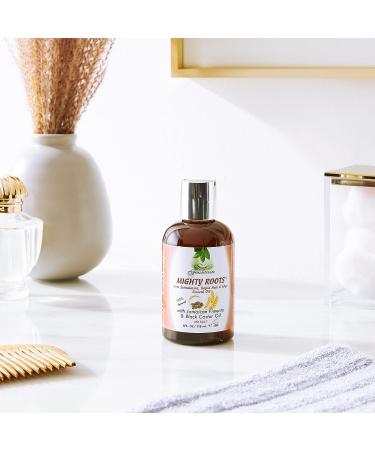 FOUNTAIN Mighty Roots Hair Oil for Damaged, Receding Edges, Bald Spots & Thinning Hair - 4 Fl Oz - Buy Online on GoSupps.com