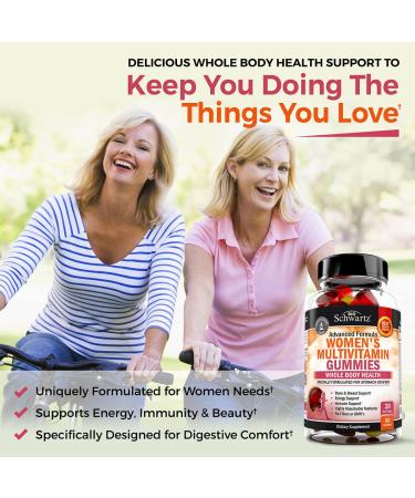 BioSchwartz Women's Multivitamin Gummies - Advanced Formula, 60 Count - Buy Online on GoSupps.com