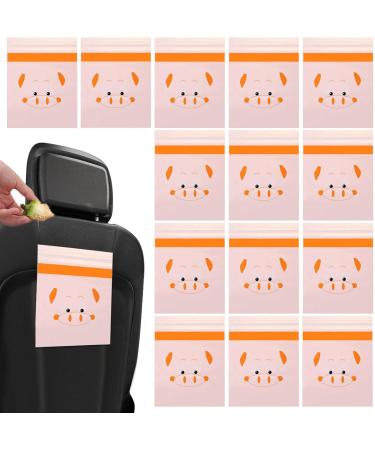 Car Trash Bags Easy Stick-On Multi-Purpose Garbage Bags | -Adhesive Vomit Bags Water-Proof Garbage Bag for Motion Sickness Bedroom Rowces 15 Pink Pigs - Buy Online on GoSupps.com