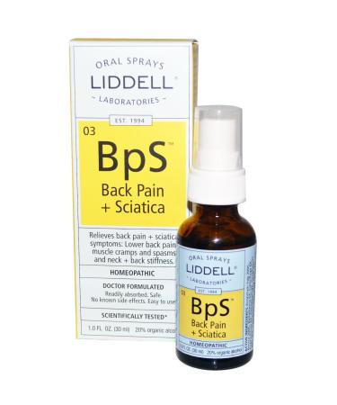 Liddell Homeopathic Back Pain/Sciatica 1 Oz2