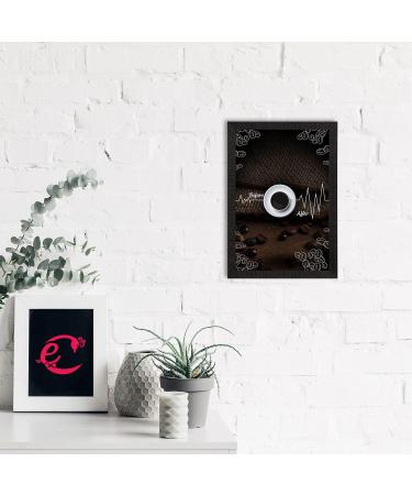 eCraftIndia Before & After Coffee Satin Matt Texture UV Art Painting - International Shipping Available - Buy Online on GoSupps.com