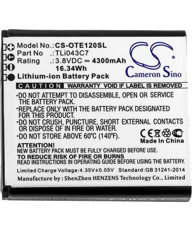 JRINK Replacement for Battery TLi043C7 EE120 - Long-Lasting Power & Worldwide Shipping - Buy Online on GoSupps.com