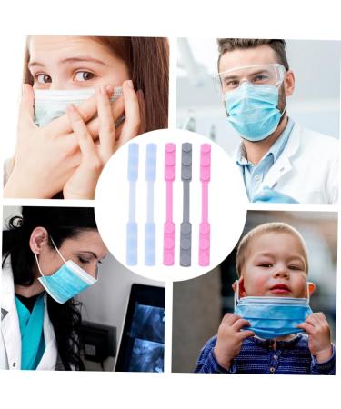 Fomiyes 6-Pack Mask Clips & Hooks | Face Covering Accessories | Comfortable Ear Protection Lanyard for Masks | Adjustable Mask Extension Buckles - Buy Online on GoSupps.com