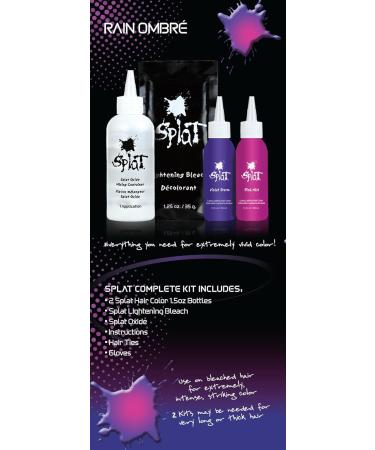 Splat Rebellious Colors Hair Coloring Kit - Rain Ombre | Bold Vibrant Hair Color for International Shipping - Buy Online on GoSupps.com
