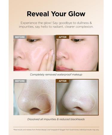 Hanskin BHA & Vitamin C Cleansing Duo BHA Pore Cleansing Balm & Vitamin C Powder Cleanser | Clear Skin Blackhead Removal & Exfoliation for All Skin Types | Korean Skincare Set K-Beauty Facial Care - Buy Online on GoSupps.com