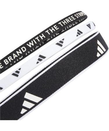Buy Adidas 3-Pack Headbands - New Black/White | Stylish Sports Accessories for Every Athlete - Buy Online on GoSupps.com