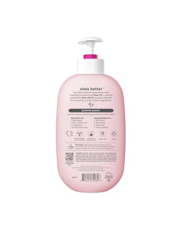 EOS Shea Better Body Lotion - Jasmine Peach | 24-Hour Moisture Lightweight & Non-Greasy Vegan Natural Shea - 16 Fl Oz | International Shipping Available - Buy Online on GoSupps.com