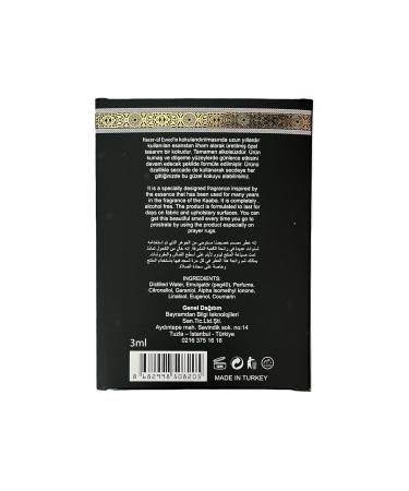 Islamic Attar Perfume Oil Concentrated Ramadan Gift Alcohol Free Oud Eid Gift Islamic gift for him Mecca Makkah Black Stone (Makkah Black Stone Oud) - Buy Online on GoSupps.com