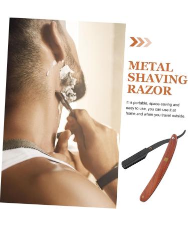 FOMIYES Safe Razor Cutlery Holder - Manual Shaver for Men Wooden Eyebrow Trimmer & Metal Razor - International Shipping Available - Buy Online on GoSupps.com