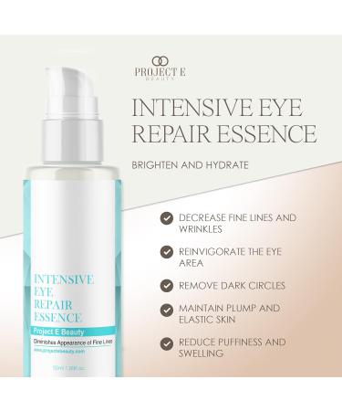 Project E Beauty Eye Renewal Cream - Advanced Anti-Aging Under Eye Treatment for Wrinkles Puffiness & Dark Circles | 1.6 fl. oz. Hydrating Eye Essence - Buy Online on GoSupps.com