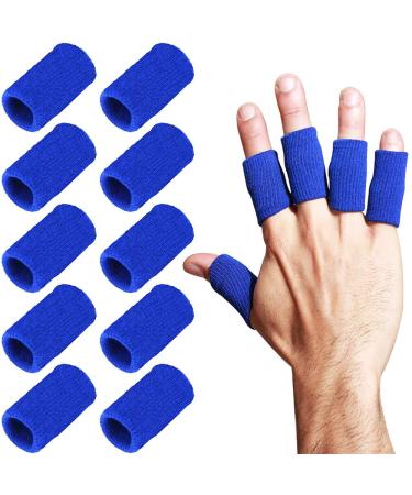 Onwon 20 Pieces Finger Sleeves - Elastic Compression Braces for Pain Relief Calluses Arthritis and Sports Support - Buy Online on GoSupps.com