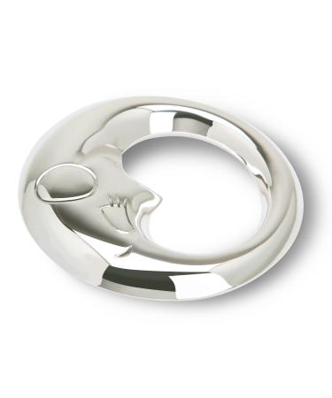 Sterling Silver Moon Rattle