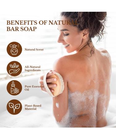 Lactosoapcillus Probiotic Bar Soap | Natural Vegan Plant-Based | Frankincense Tea Tree & Lavender | No Artificial Fragrance & Harsh Chemicals - Buy Online on GoSupps.com