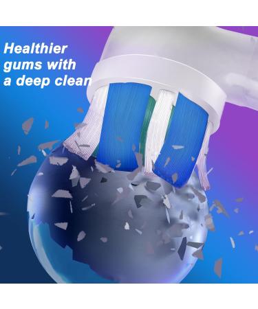 Toothbrush Replacement Heads for Oral B iO Series 3/4/5/6/7/8/9 - Pack of 8 Compatible Brush Heads - Black - Buy Online on GoSupps.com