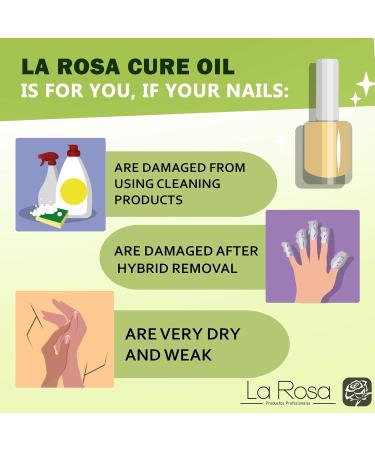 La Rosa Nail Medic - Nourishing Almond Nail Oil 10ml for Healthy Nails | Best Nail Care Solution - Buy Online on GoSupps.com