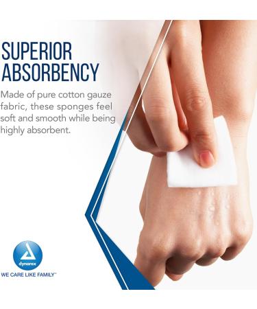 Buy Dynarex Surgical Gauze Sponge 3x3 Inch - 20 Count | Fast International Shipping - Buy Online on GoSupps.com