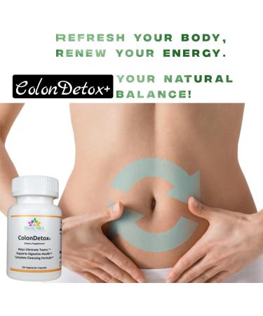 ColonDetox+: Made in the USA | Ultimate Digestive Health & Wellness Supplement with Natural Cleansing Ingredients - Buy Online on GoSupps.com