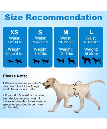 Pack of 15 Disposable Dog Diapers for Female & Male Dogs - Stretchy Waistband Size 34-54 cm - Large - Buy Online on GoSupps.com