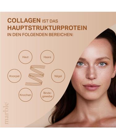Marble Collages Powder 500g - High-Dose Collagen Peptide for Skin Glow | Tasteless Amino Acids Complex | Eco-Friendly Cardboard Packaging - Buy Online on GoSupps.com