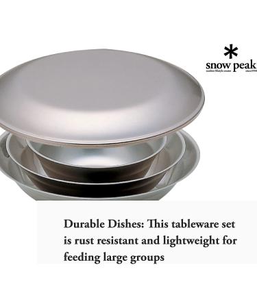 Snow Peak Tableware Set L - Premium Camping Tableware Set for One - Buy Online on GoSupps.com